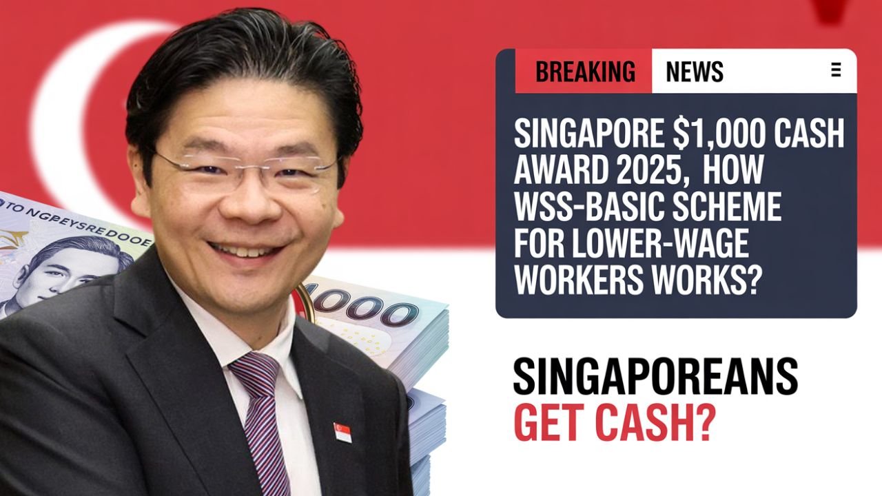 Singapore $1,000 Cash Award 2025, How WSS-Basic Scheme For Lower-Wage Workers Works?