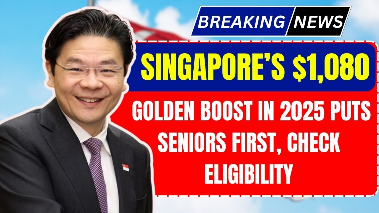 Singapore’s $1,080 Golden Boost in 2025 Puts Seniors First, Check Eligibility