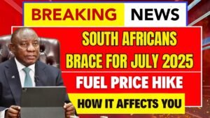 South Africans Brace for July 2025 Fuel Price Hike, Check How It Affects You