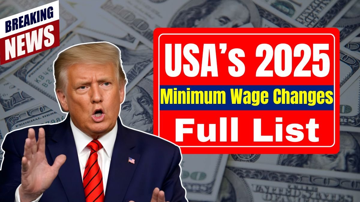 USA’s 2025 Minimum Wage Changes by State